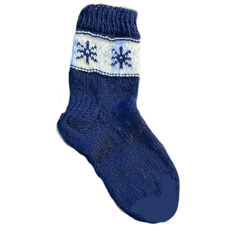 Tummansiniset villasukat koko n. 39