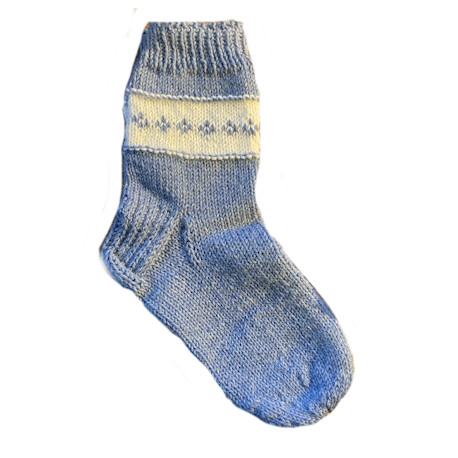 Vaaleansiniset villasukat koko n. 37