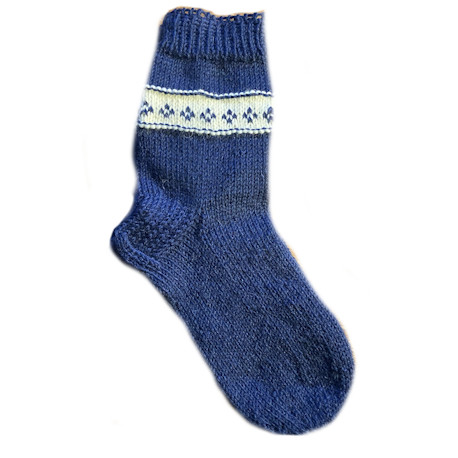 Tummansiniset villasukat koko n. 38