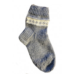 Harmaat villasukat koko n. 40