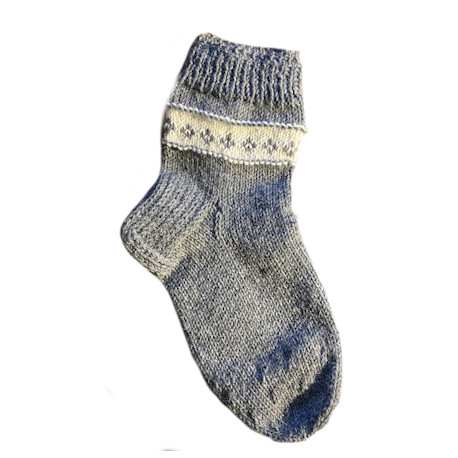 Harmaat villasukat koko n. 40