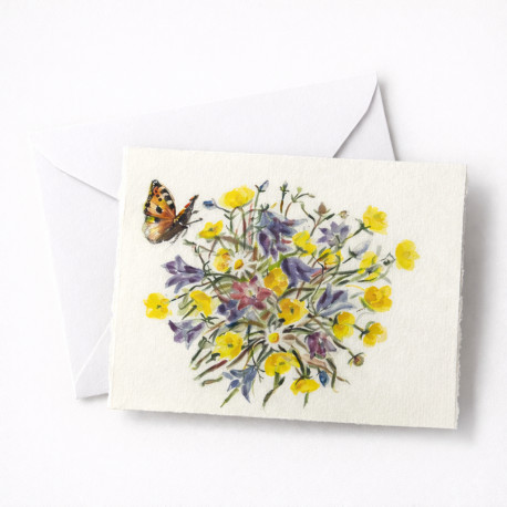 Kortti keltakukkainen