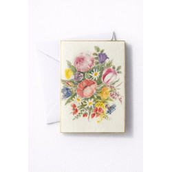 Kortti perinteinen kukkakimppu