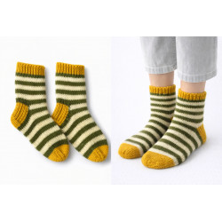 Naisten villasukat “Metsän valo”