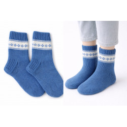 Siniturkoosit villasukat koko n. 36